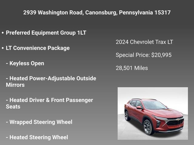 Used 2024 Chevrolet Trax LT w/ Driver Confidence Package FWD image 5