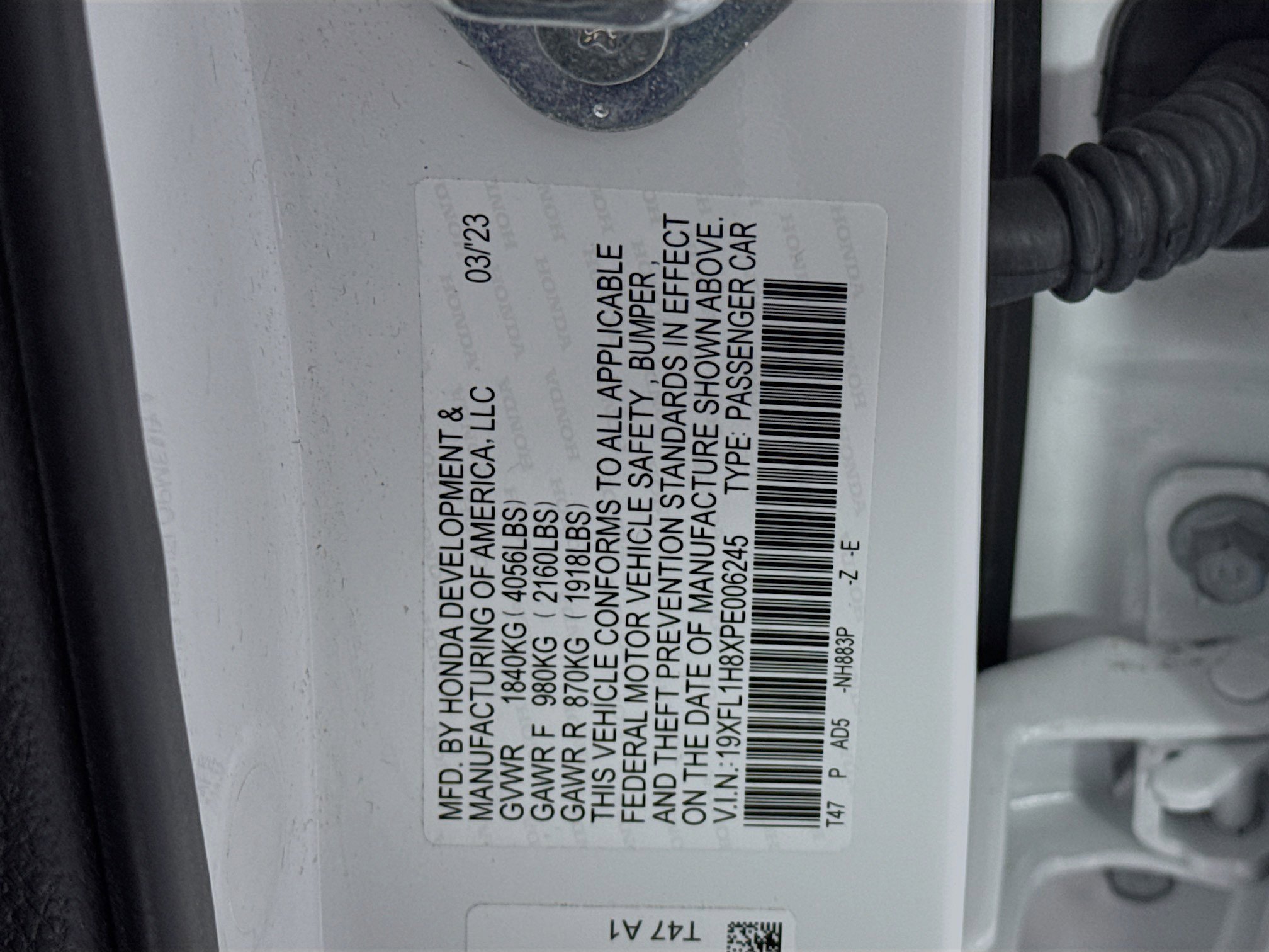 Certified 2023 Honda Civic Sport Touring image 33