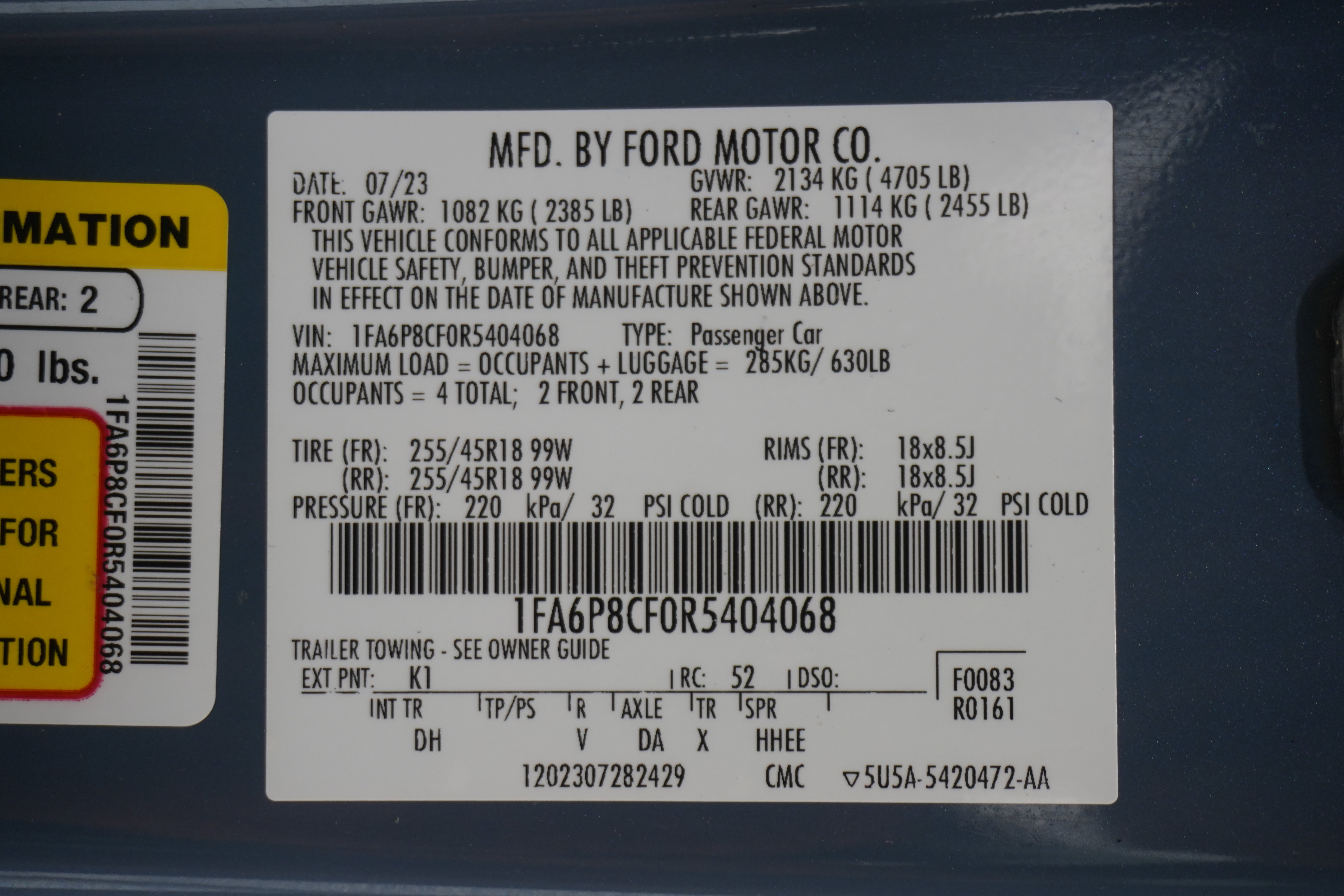 Used 2024 Ford Mustang GT RWD image 32