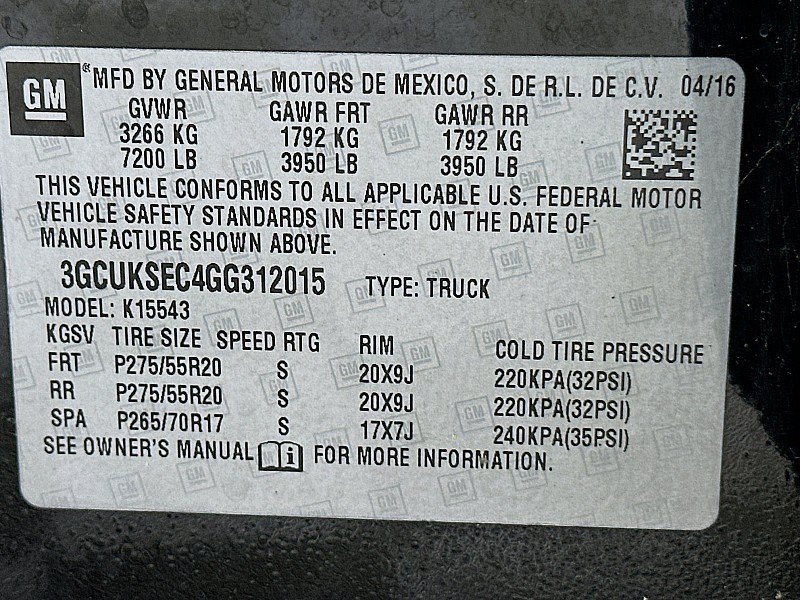 Used 2016 Chevrolet Silverado 1500 LTZ Z71 w/ LTZ Plus Package AWD/4WD image 32