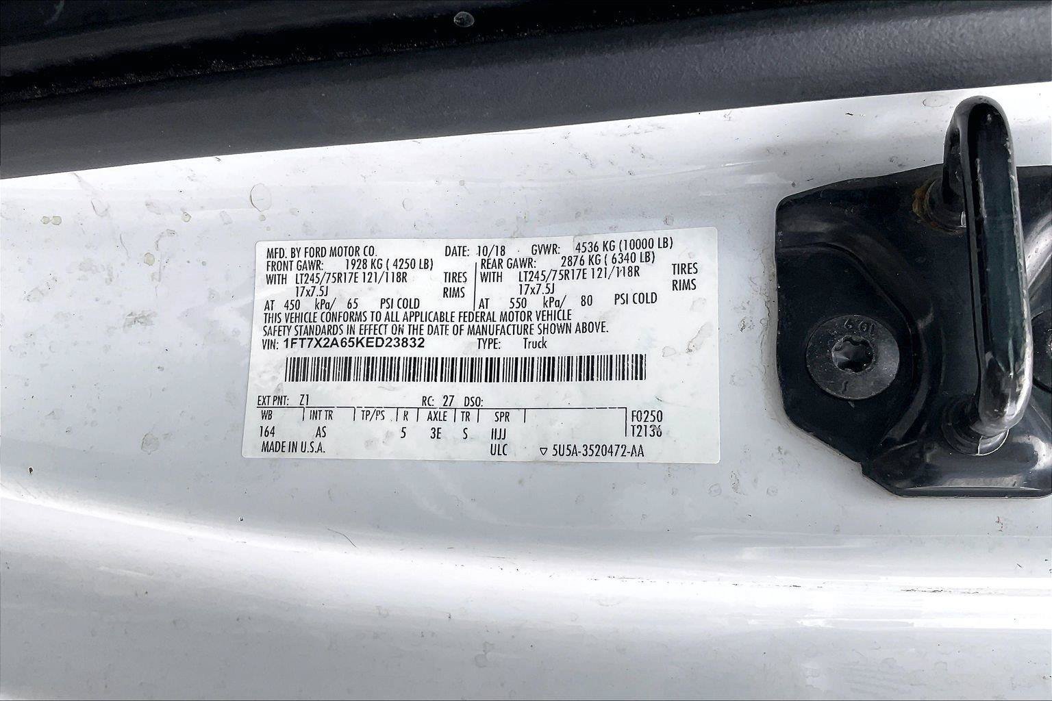 Used 2019 Ford F250 XL w/ XL Value Package RWD image 34
