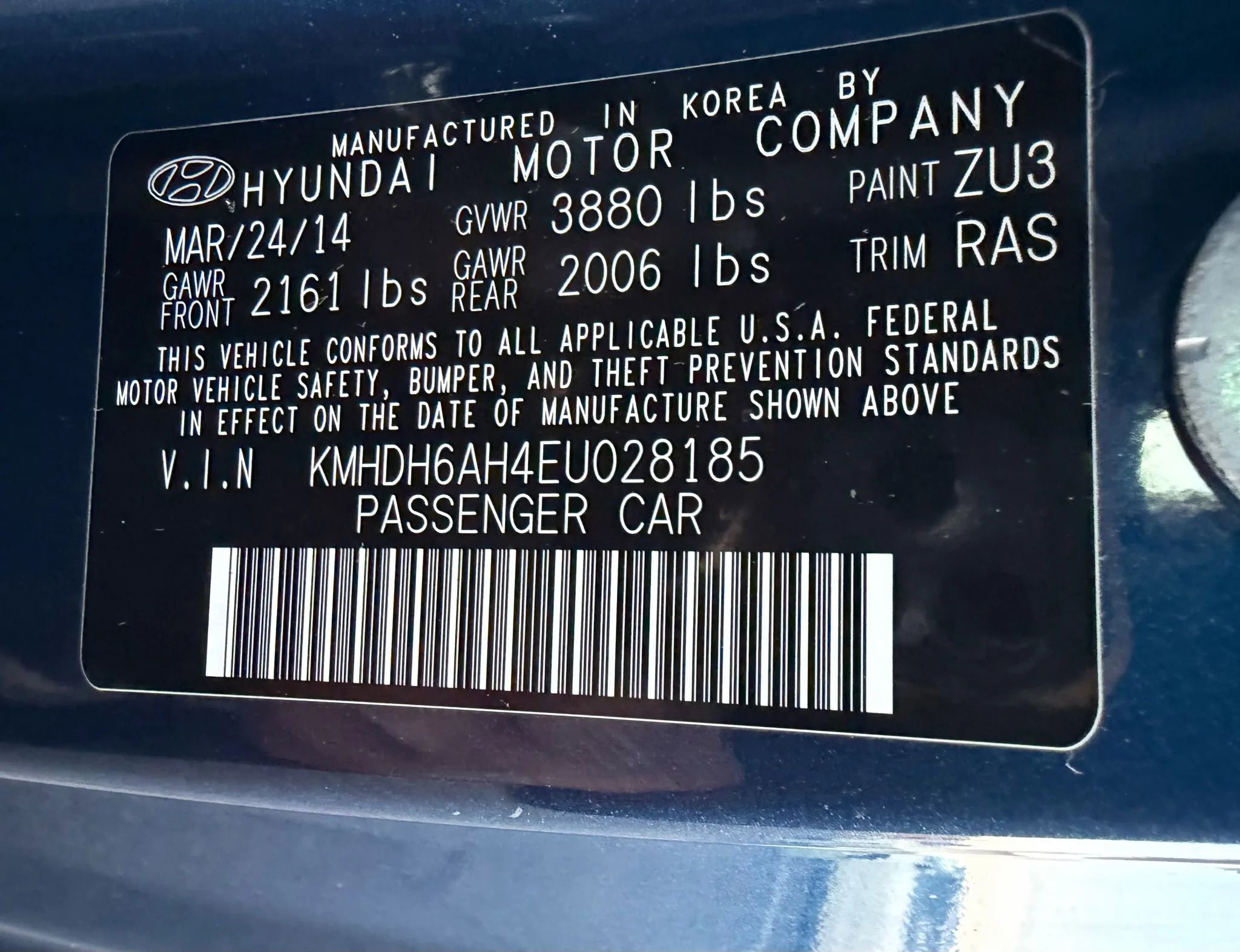 Used 2014 Hyundai Elantra w/ Option Group 2 image 62