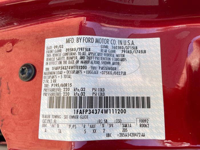 Used 2004 Ford Focus SE image 40