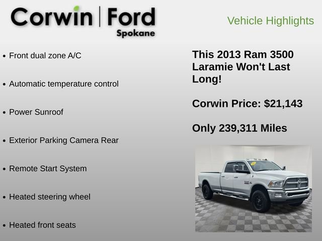 Used 2013 RAM 3500 Laramie w/ Cold Weather Group image 6
