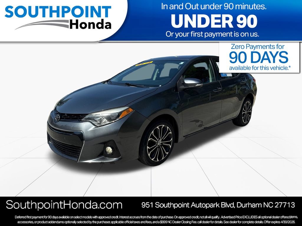 Used 2015 Toyota Corolla S FWD video 3