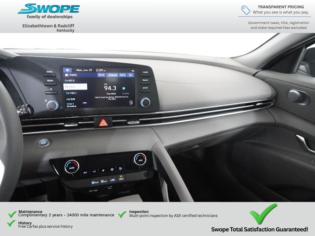 Certified 2023 Hyundai Elantra SEL FWD image 19