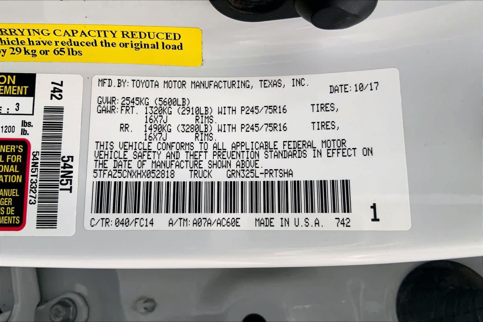 Used 2017 Toyota Tacoma SR5 w/ Tow Package RWD image 37