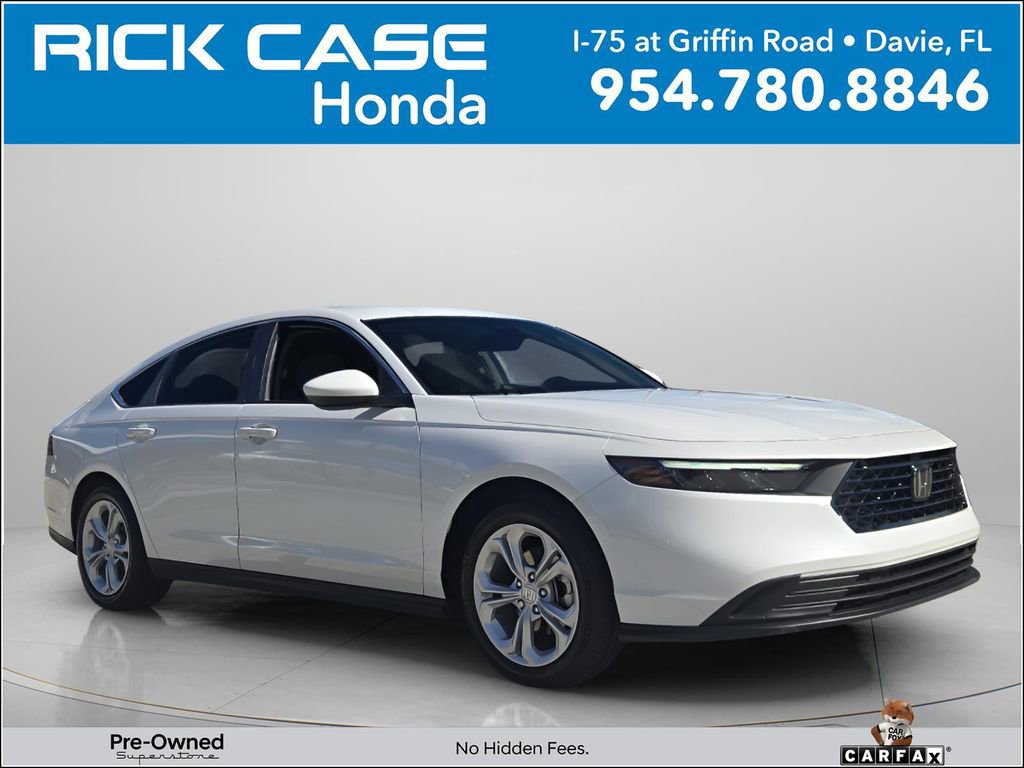 Certified 2025 Honda Accord LX