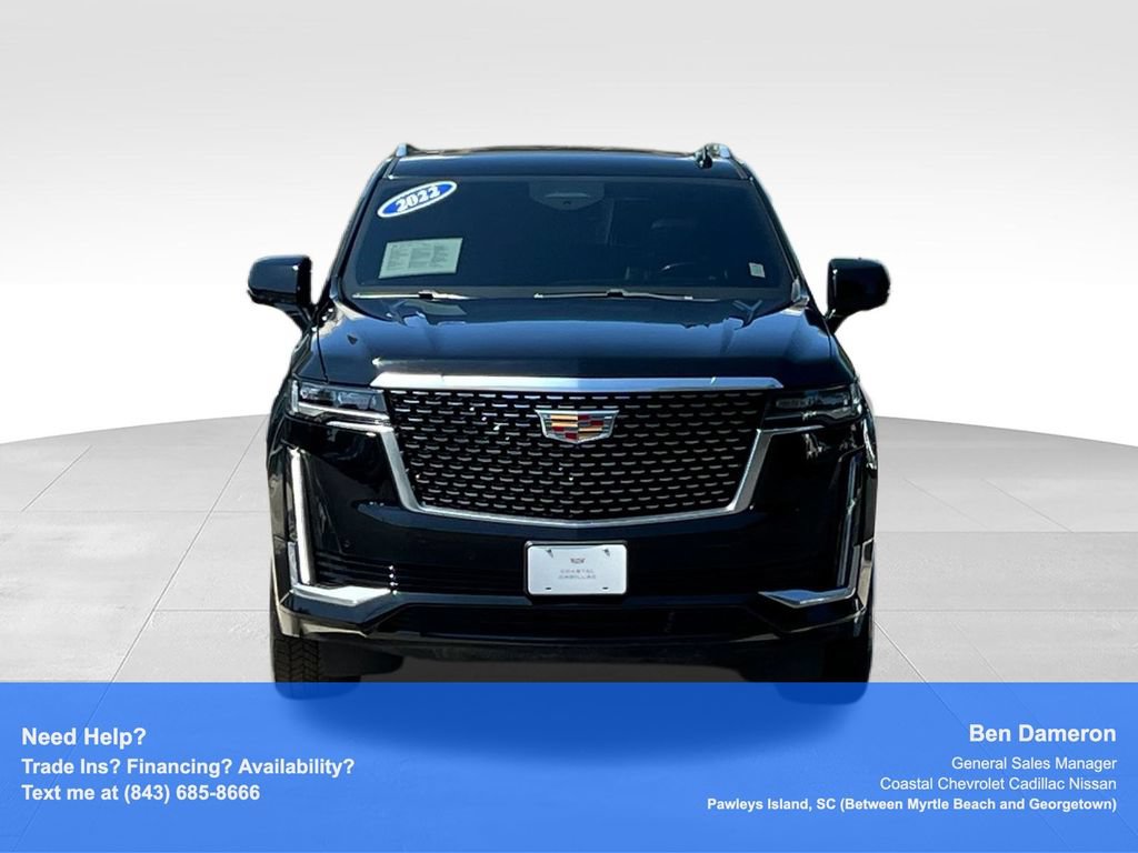 Used 2022 Cadillac Escalade ESV Premium Luxury RWD image 2