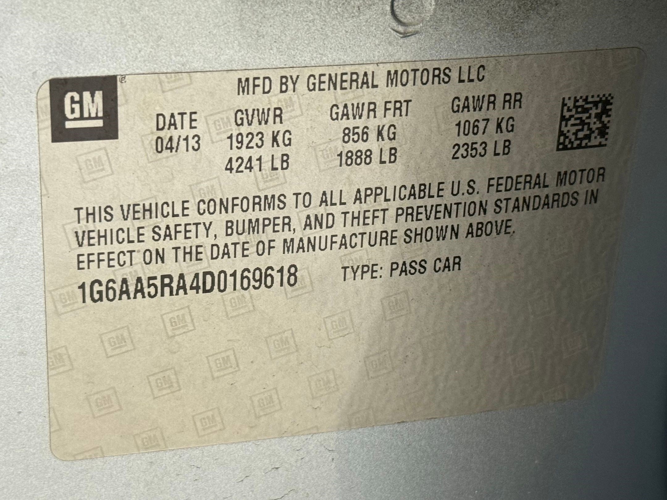 Used 2013 Cadillac ATS 4dr Sdn 2.5L RWD image 18