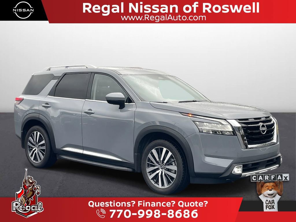 Certified 2022 Nissan Pathfinder Platinum w/ Cargo Package image 1