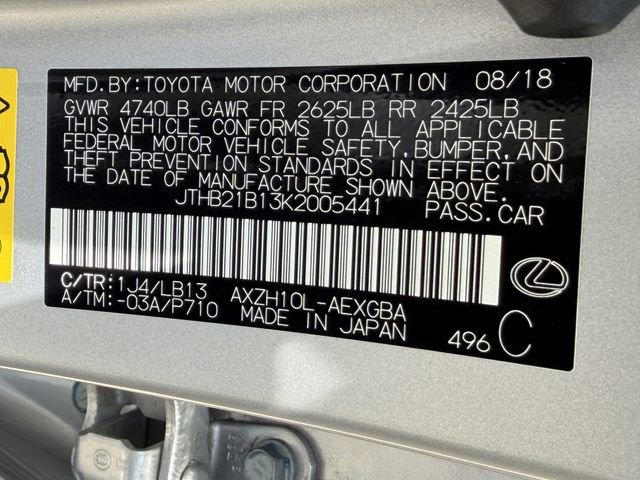 Used 2019 Lexus ES 300h w/ Accessory Package 2 FWD image 35