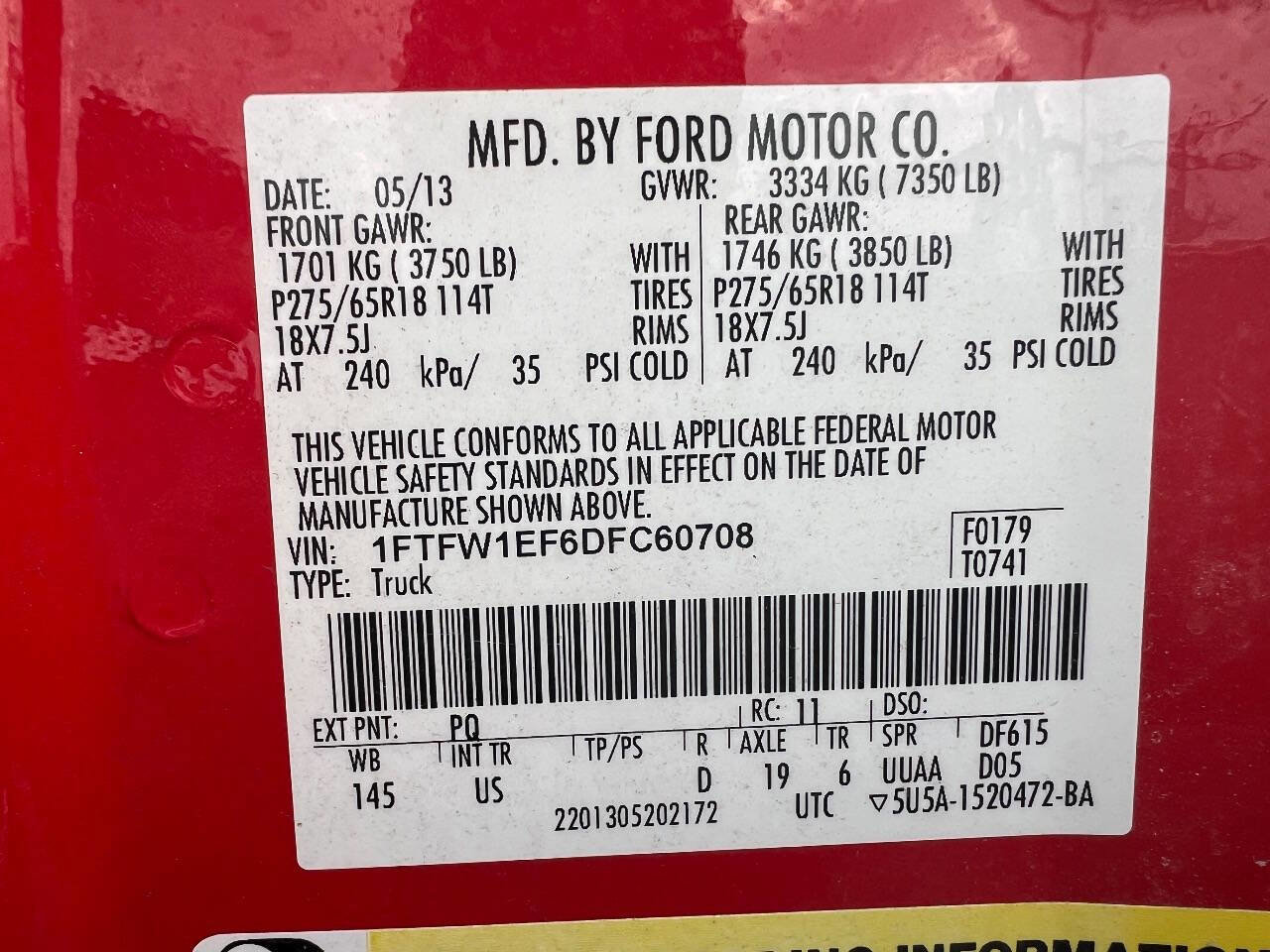 Used 2013 Ford F150 XLT w/ Luxury Equipment Group image 28