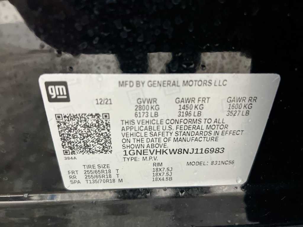 Used 2022 Chevrolet Traverse LT w/ LPO, Floor Liner Package AWD/4WD image 28