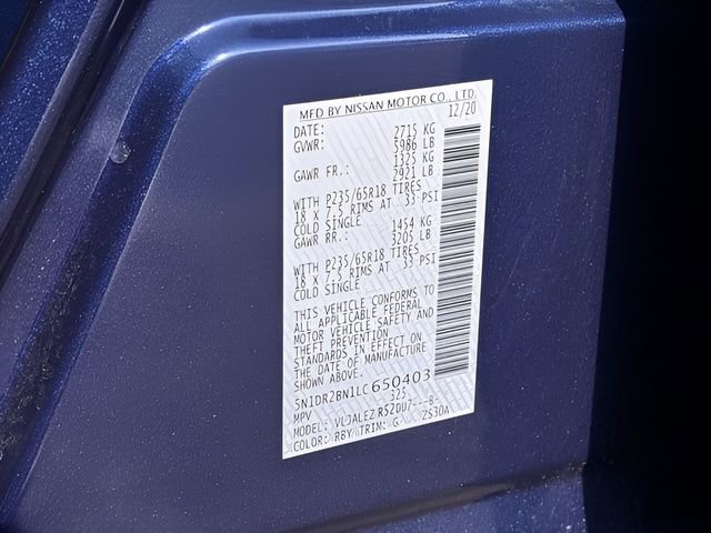 Used 2020 Nissan Pathfinder SV w/ Cargo Package image 29