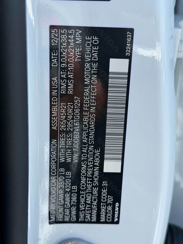 New 2026 Volvo EX90 Ultra AWD/4WD image 32