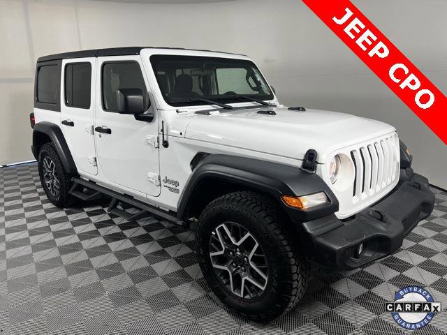 Certified 2021 Jeep Wrangler Unlimited Sport image 1