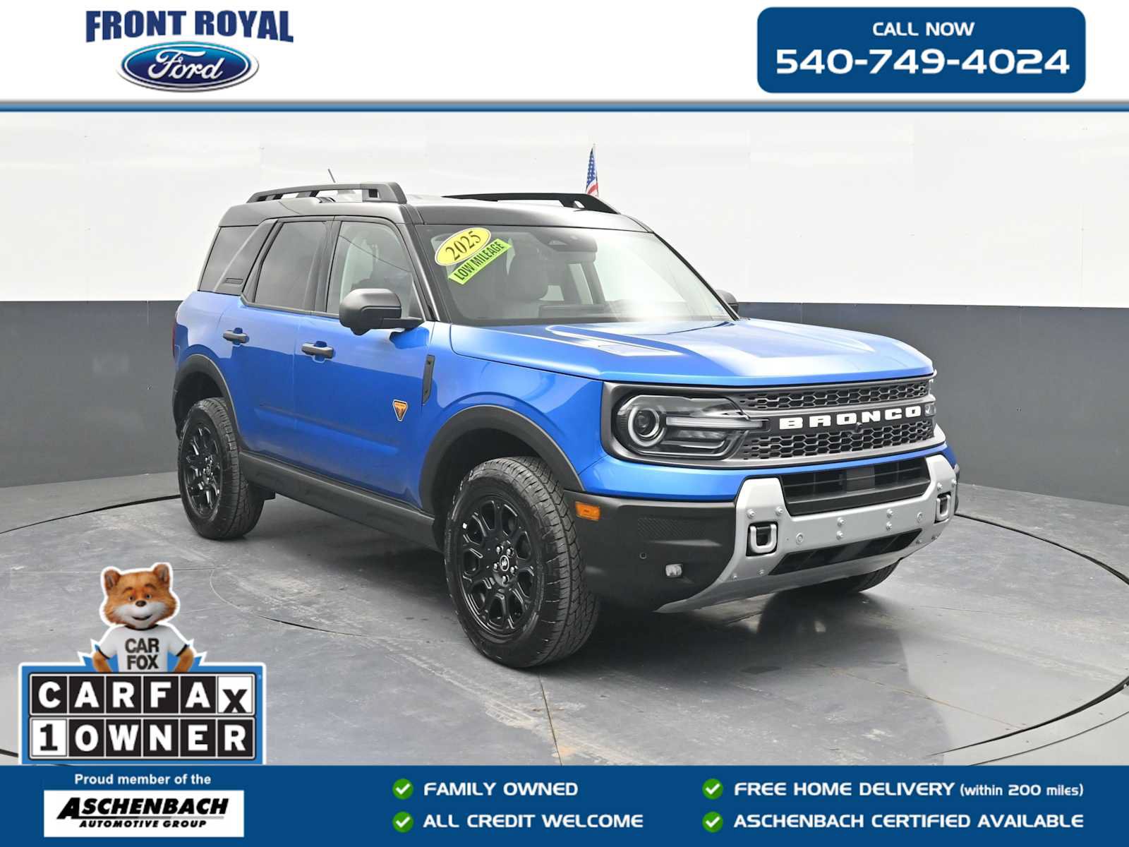 Certified 2025 Ford Bronco Sport Badlands AWD/4WD image 1