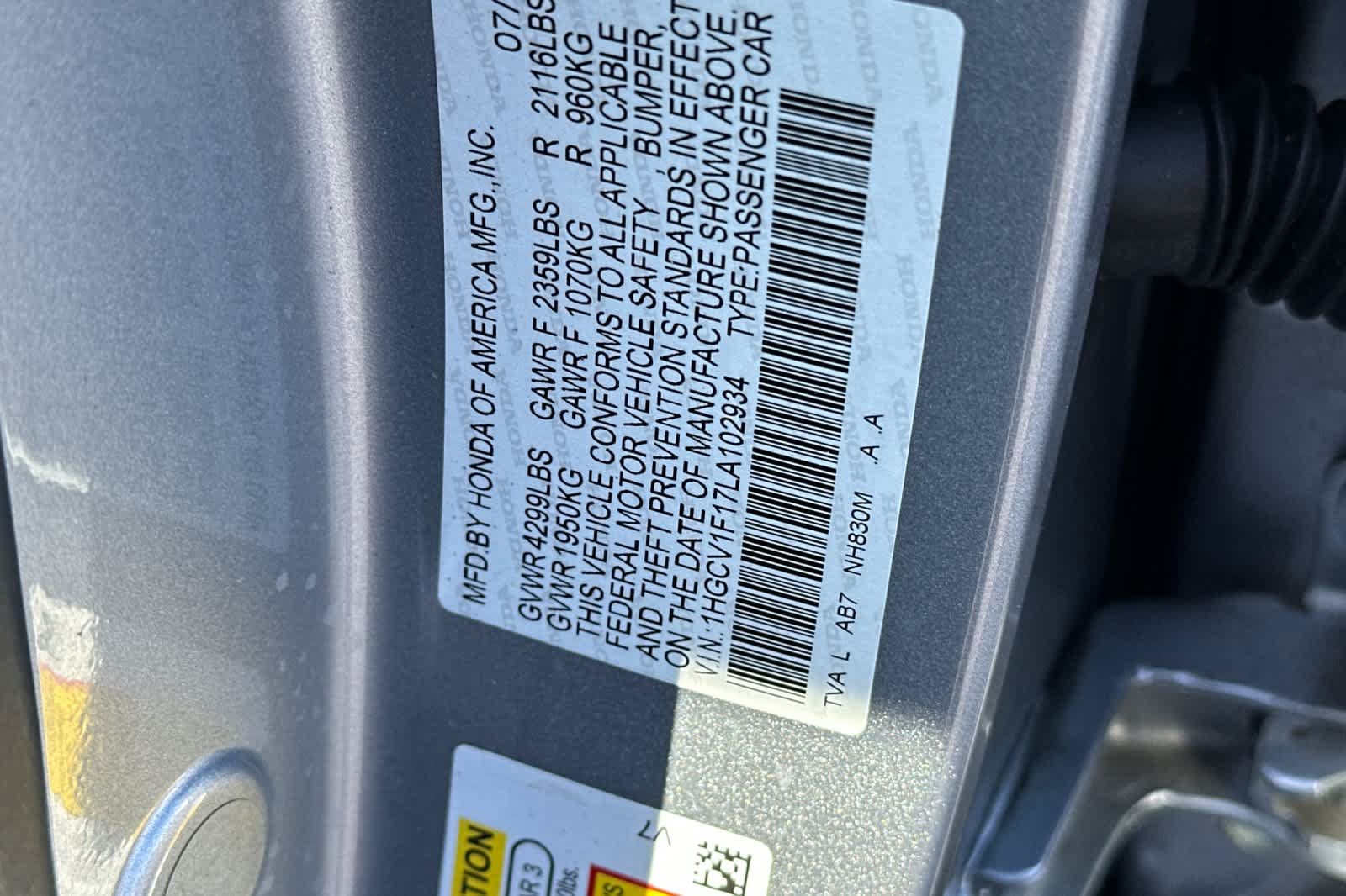 Used 2020 Honda Accord LX image 32