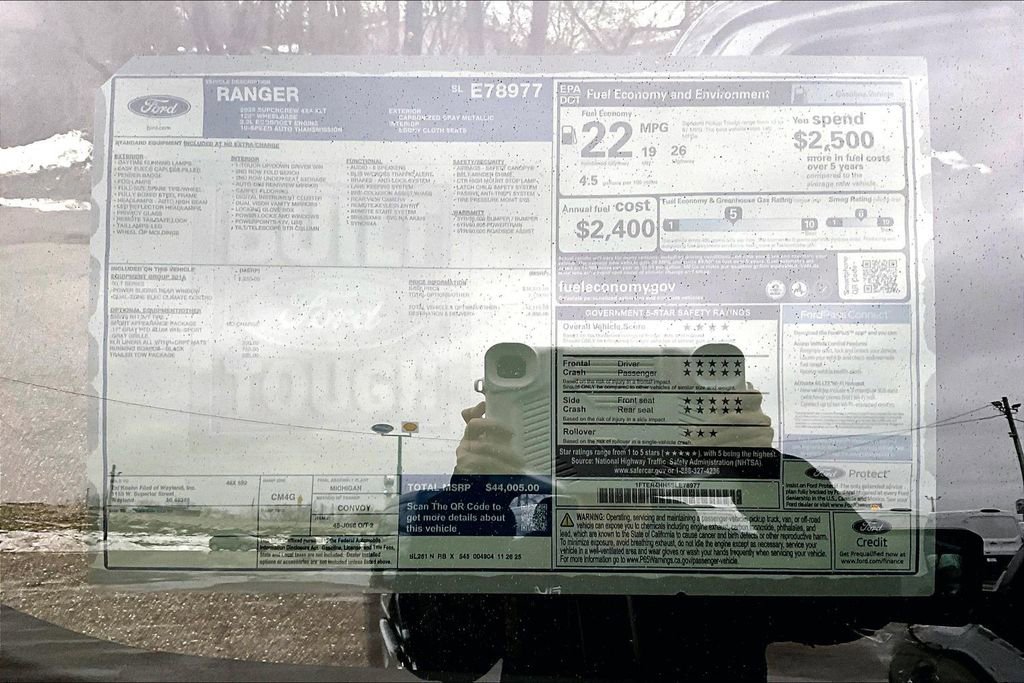 New 2025 Ford Ranger XLT w/ Equipment Group 301A High image 13