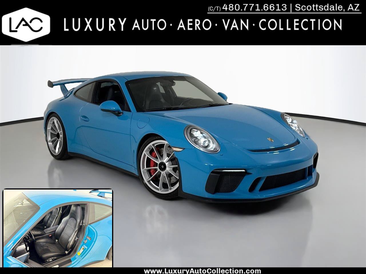 Used 2018 Porsche 911 GT3 w/ Sport Chrono Package RWD image 1
