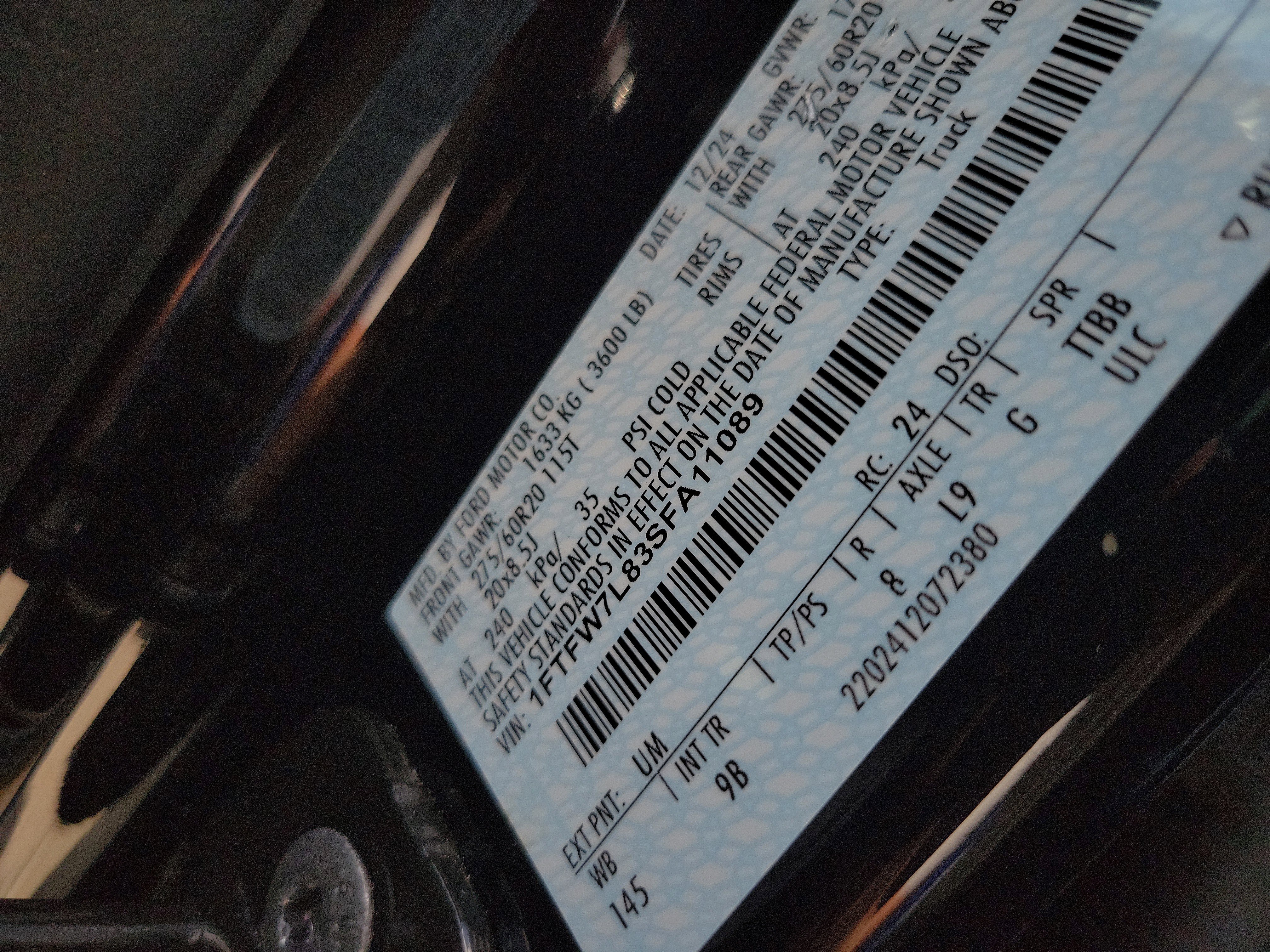 Used 2025 Ford F150 Platinum w/ Equipment Group 702A High image 34