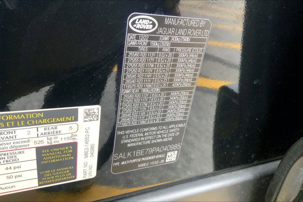 Used 2023 Land Rover Range Rover Long Wheelbase Autobiography image 33