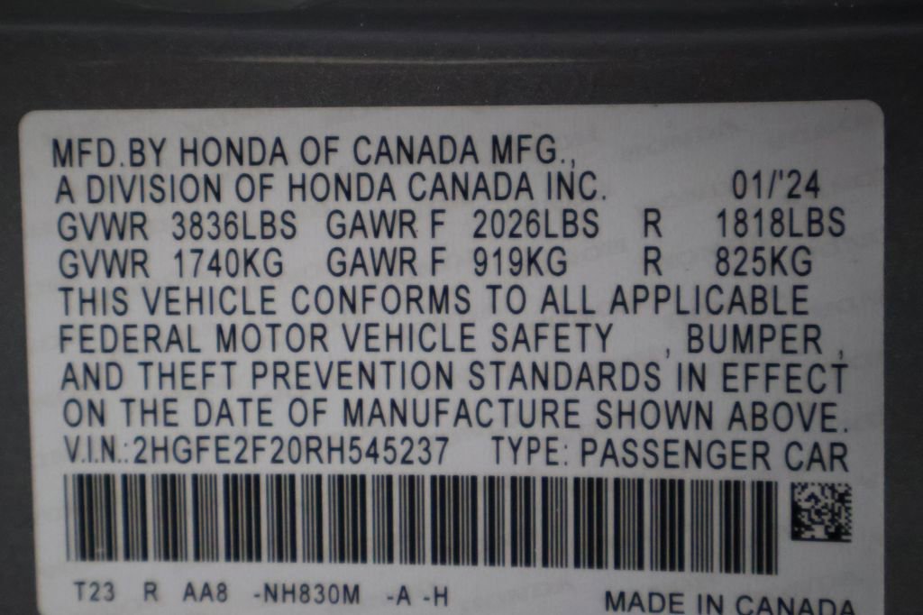 Used 2024 Honda Civic LX image 17