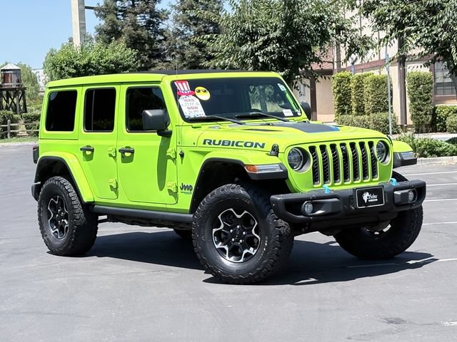 Used 2021 Jeep Wrangler Unlimited Rubicon 4xe w/ Steel Bumper Group AWD/4WD image 2