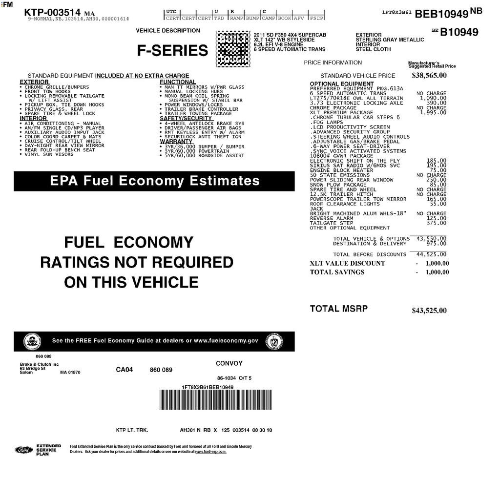 Used 2011 Ford F350 XLT w/ XLT Premium Pkg image 42