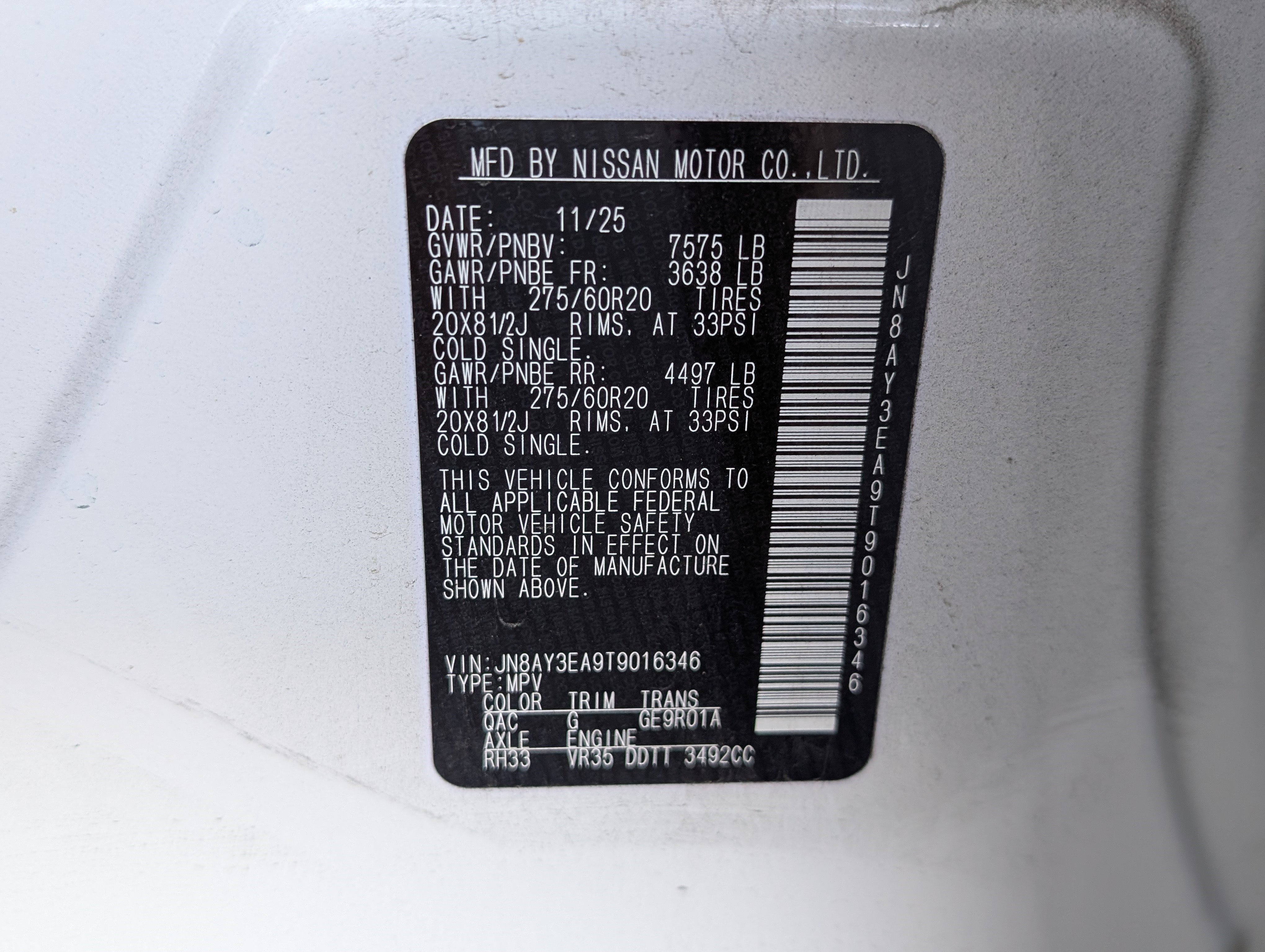 Used 2026 Nissan Armada Platinum RWD image 39