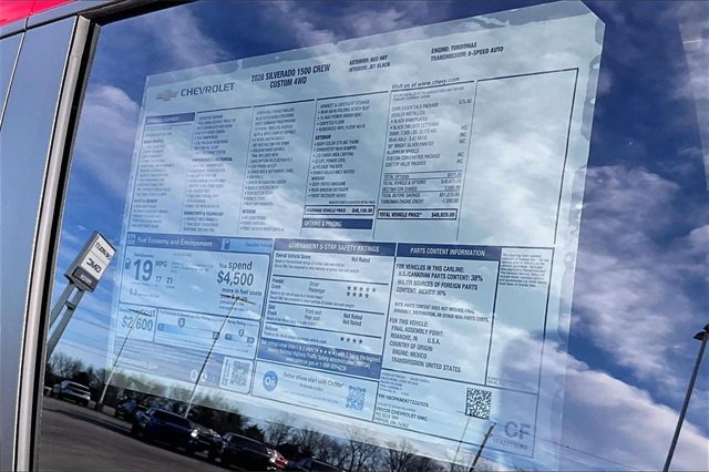 New 2026 Chevrolet Silverado 1500 Custom w/ LPO, Dark Essentials Package image 14