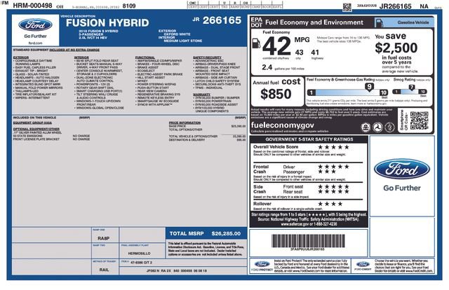 Used 2018 Ford Fusion S image 4