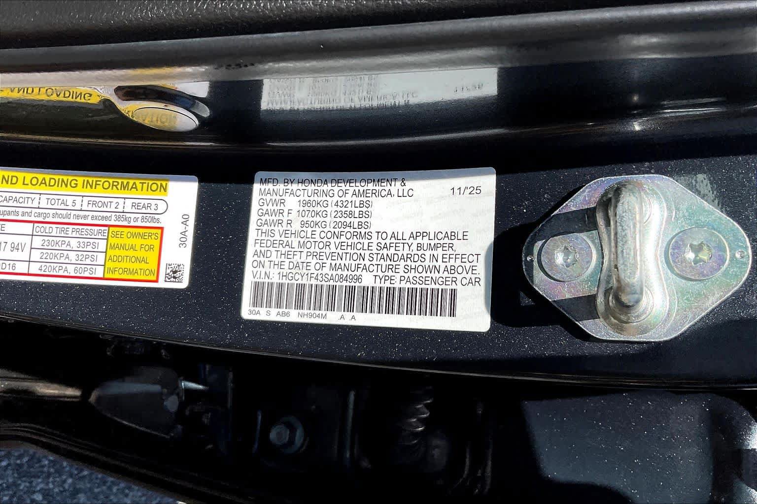 Used 2025 Honda Accord SE image 34