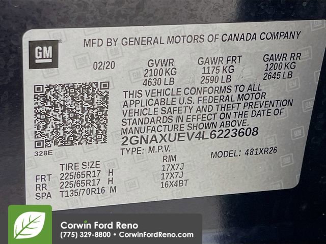 Used 2020 Chevrolet Equinox LT image 29