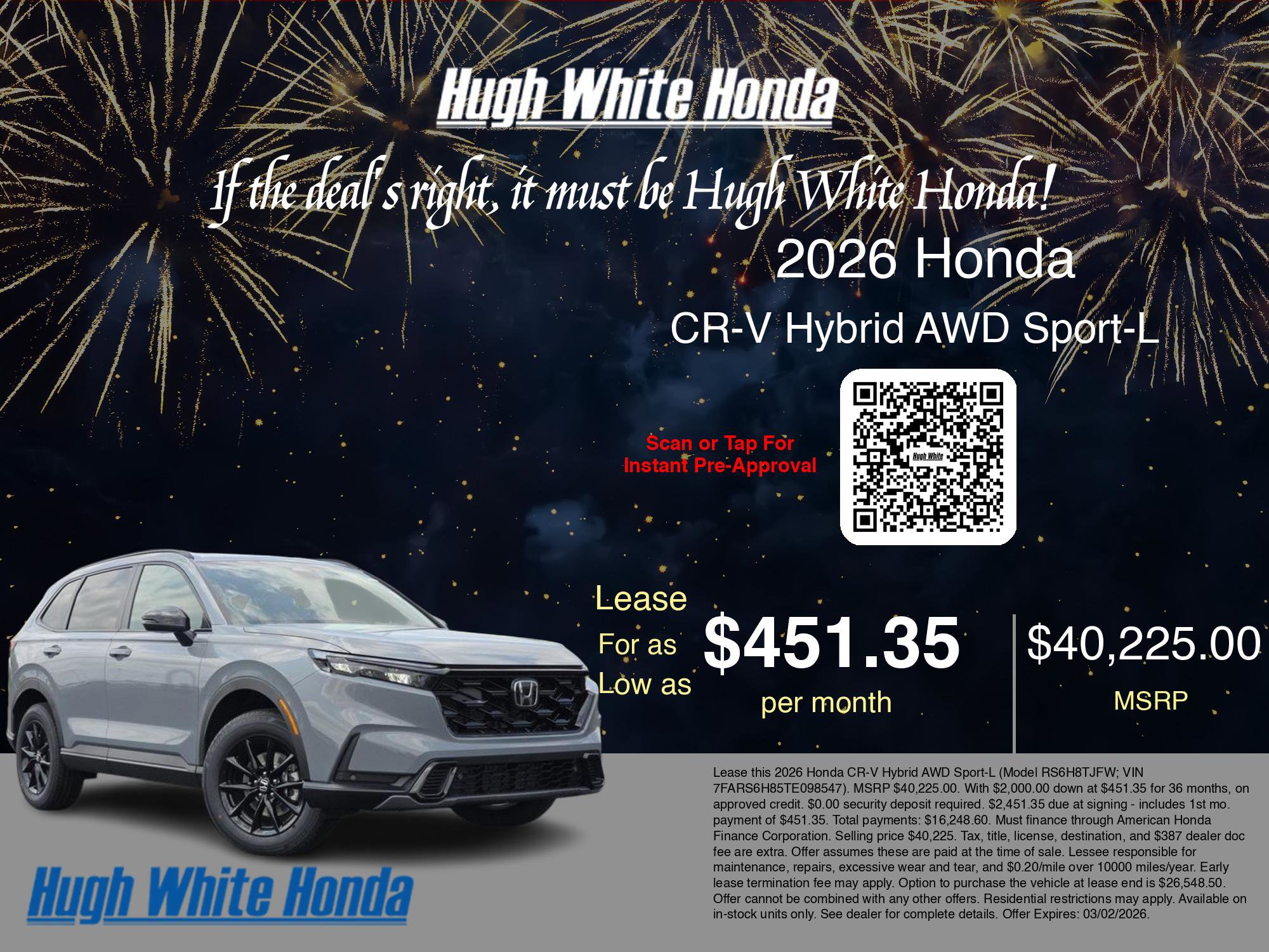 New 2026 Honda CR-V Sport-L image 3