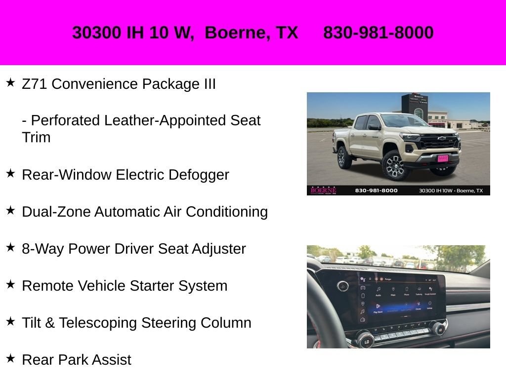 Used 2023 Chevrolet Colorado Z71 w/ Z71 Convenience Package 2 AWD/4WD image 35