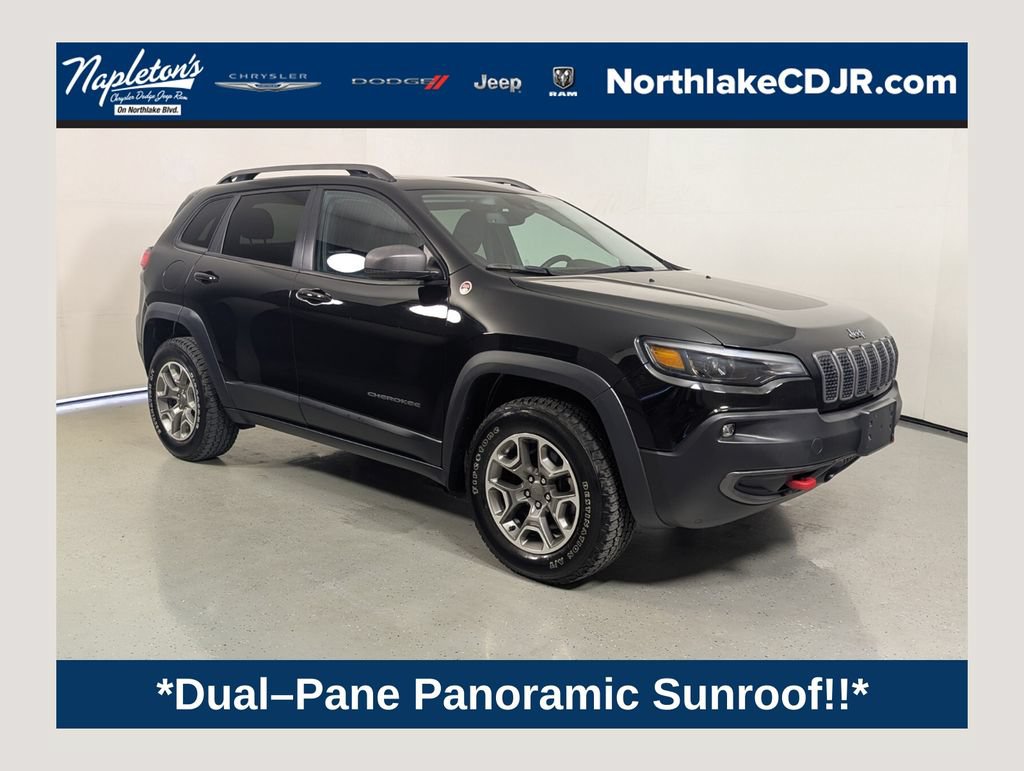 Used 2021 Jeep Cherokee Trailhawk w/ Sun, Sound & Nav Group AWD/4WD image 1