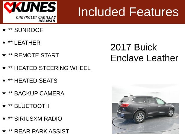 Used 2017 Buick Enclave Leather AWD/4WD image 3