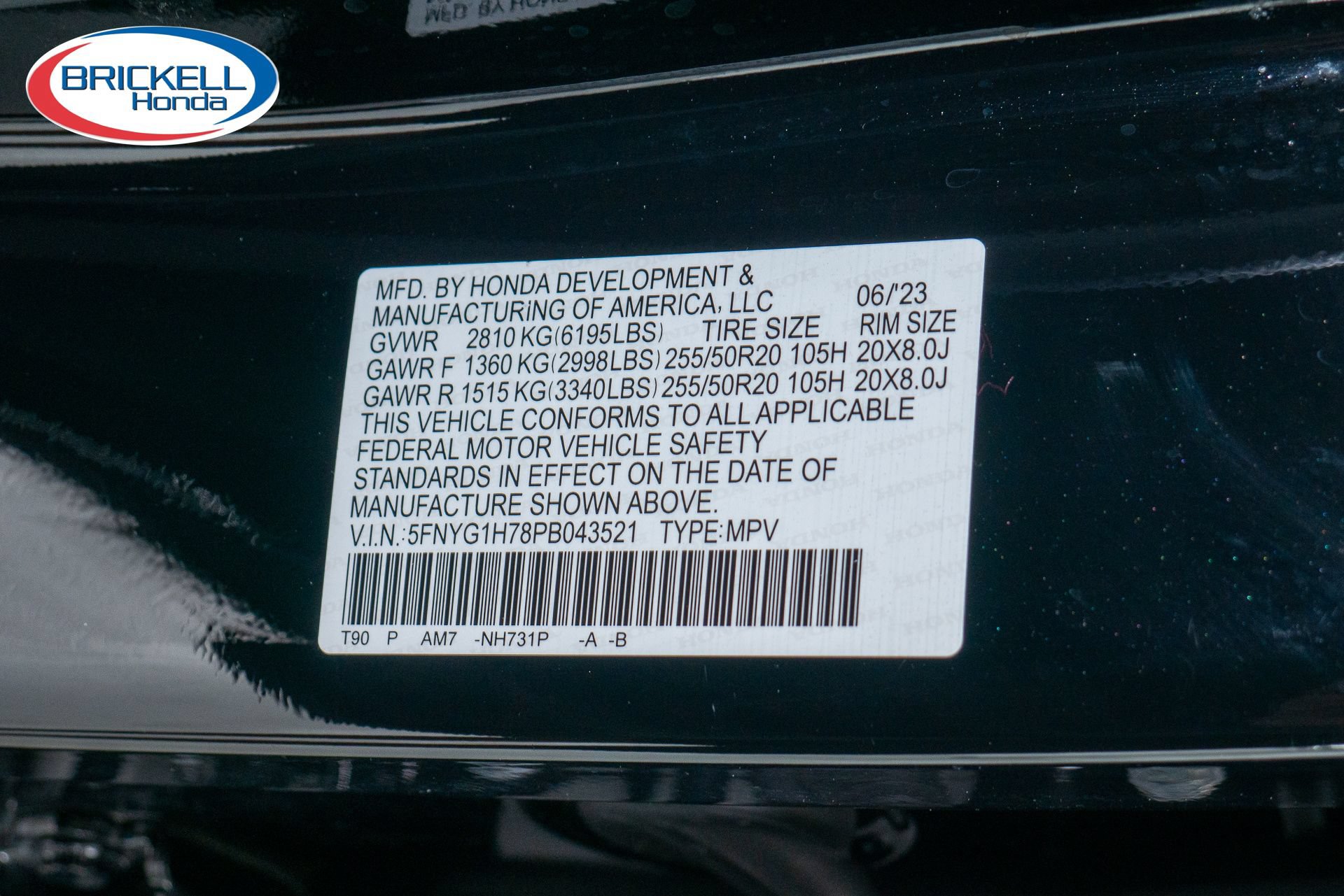 Certified 2023 Honda Pilot Touring image 43