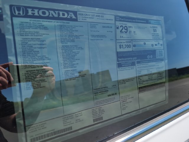 New 2026 Honda CR-V EX image 33