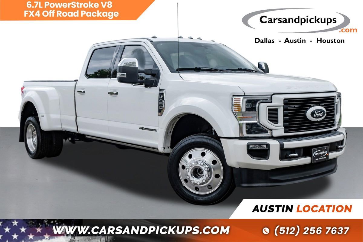 Used 2021 Ford F450 Platinum w/ FX4 Off-Road Package image 1