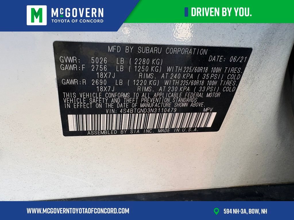 Used 2022 Subaru Outback Limited XT w/ Tech Package 2 AWD/4WD image 32