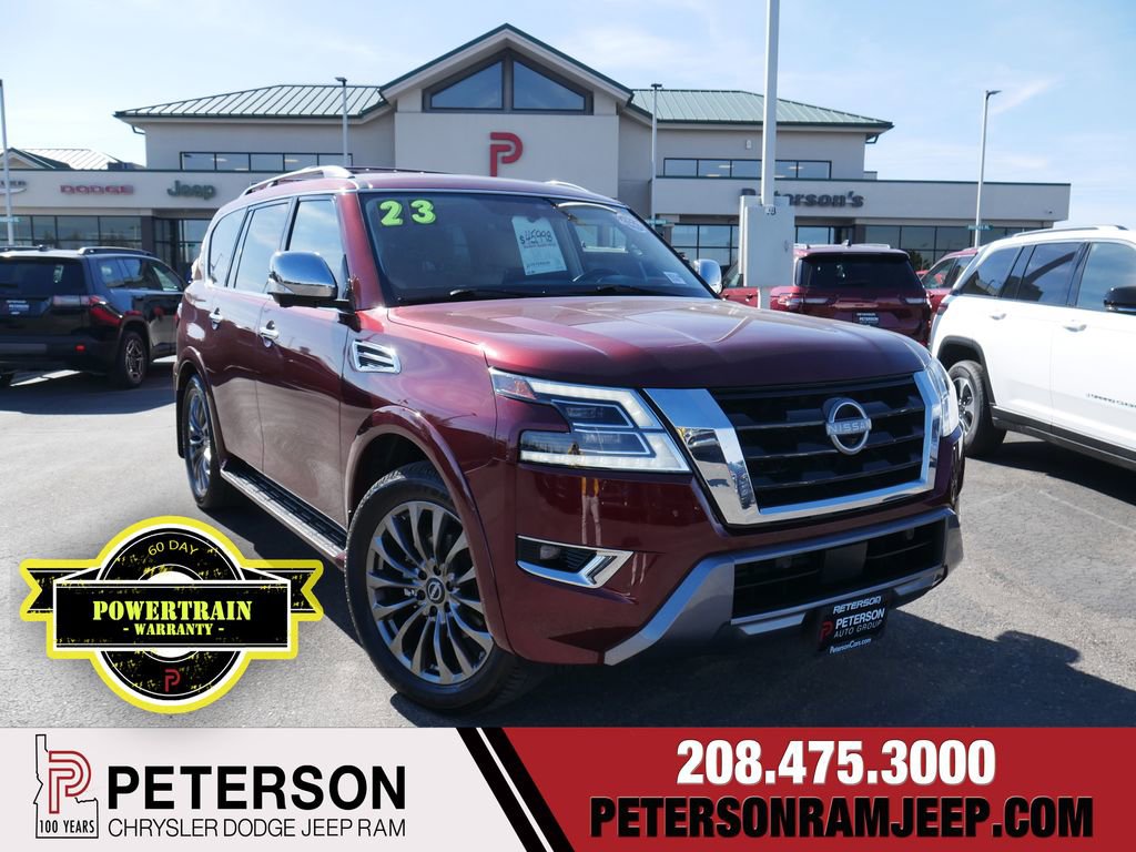 Used 2023 Nissan Armada Platinum w/ Captain's Chairs Package image 1