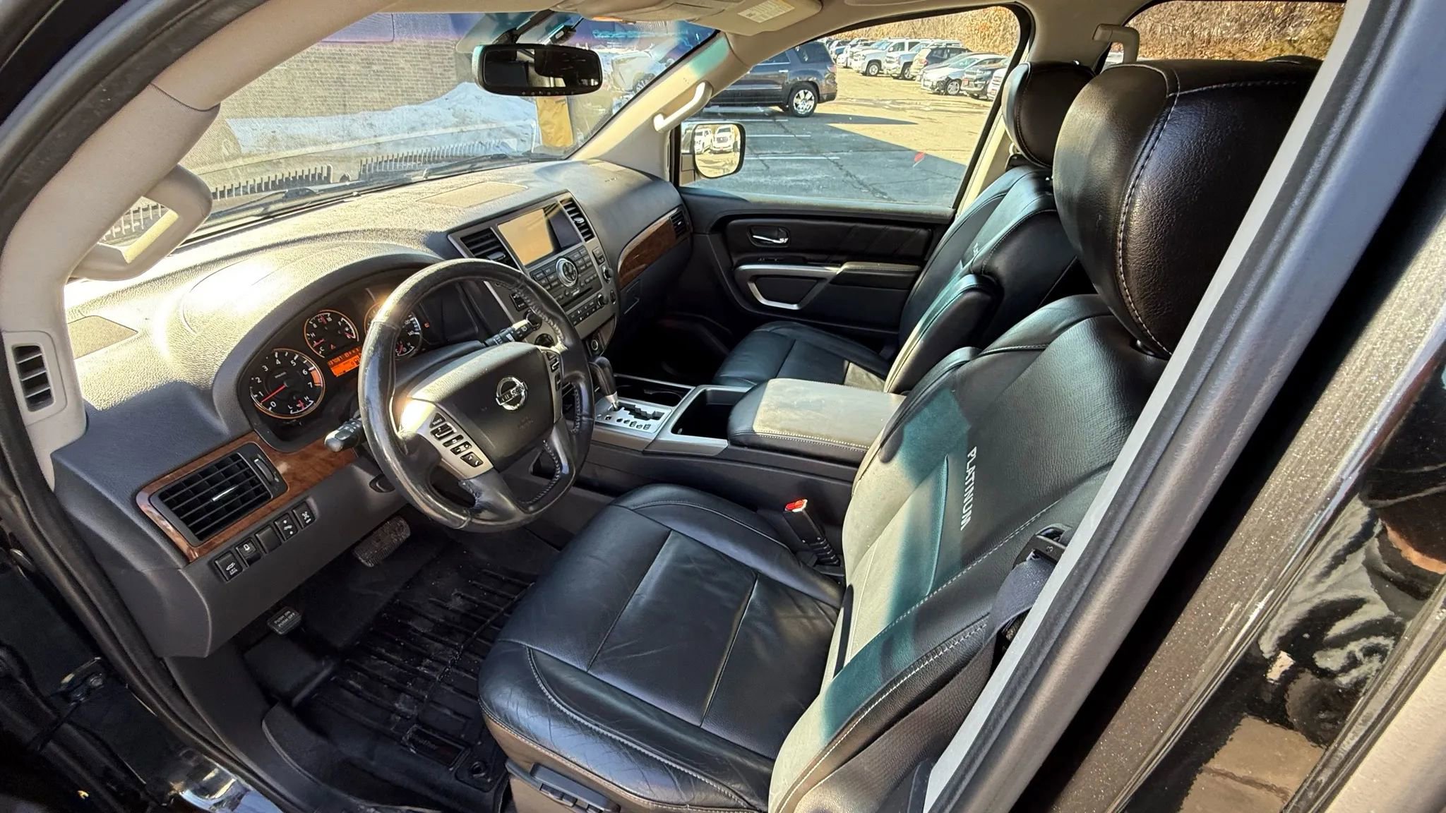 Used 2015 Nissan Armada Platinum w/ 2nd Row Captain Seat Package image 24