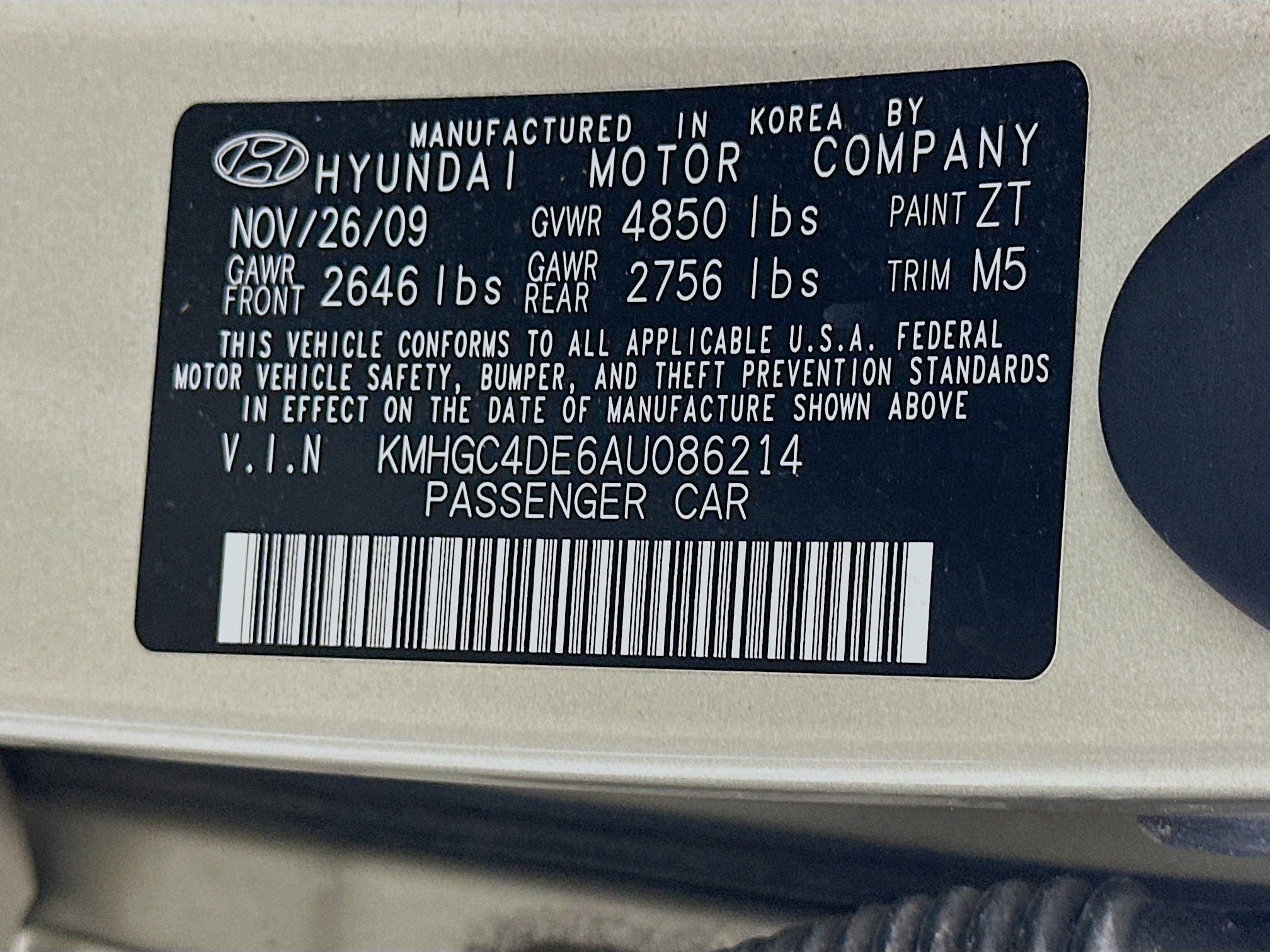 Used 2010 Hyundai Genesis 3.8 w/ Technology Pkg 4 image 12