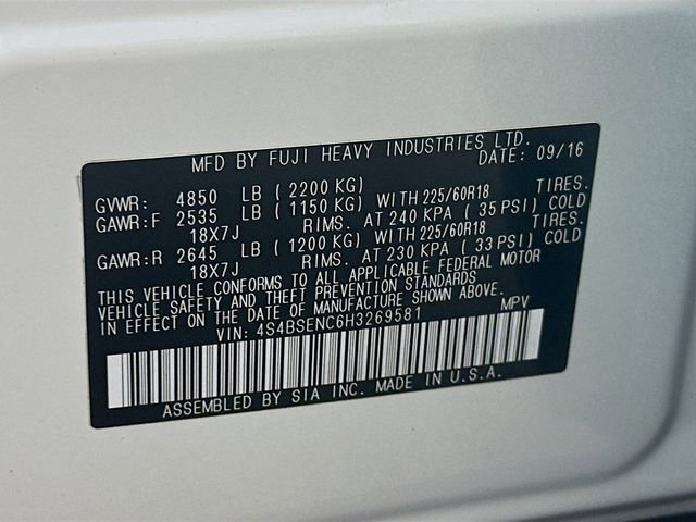 Used 2017 Subaru Outback 3.6R Limited image 35