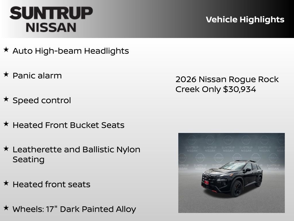 New 2026 Nissan Rogue SV AWD/4WD image 30