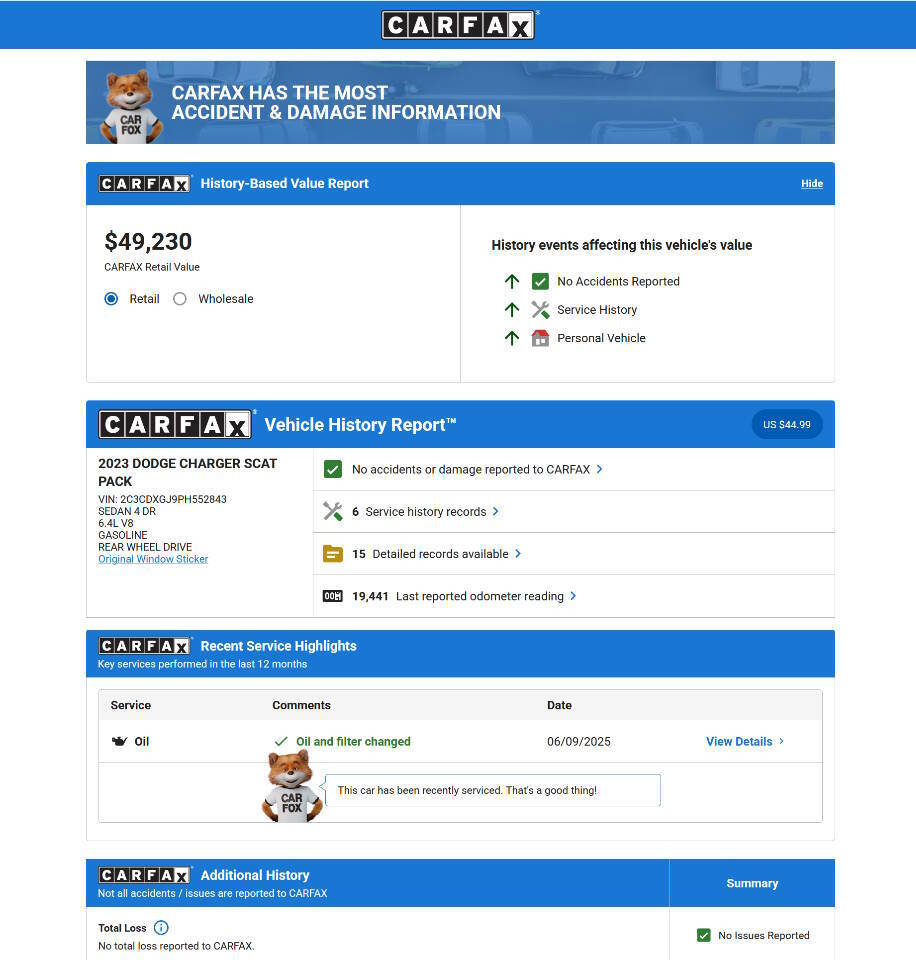 Used 2023 Dodge Charger Scat Pack w/ Plus Group image 36