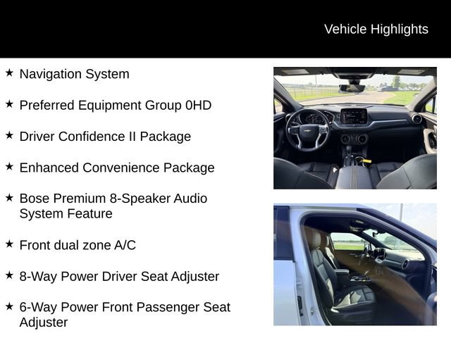 Certified 2024 Chevrolet Blazer Premier w/ Driver Confidence II Package AWD/4WD image 12